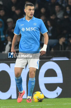 2024-11-24 - Alessandro Buongiorno of SSC Napoli in action during the Serie A Enilive between SSC Napoli vs AS Roma at Diego Armando Maradona Stadium - SSC NAPOLI VS AS ROMA - ITALIAN SERIE A - SOCCER