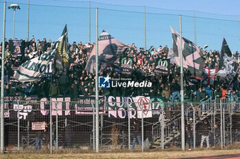 2024-01-13 - Palermo supporters during the Italian Serie BKT match between Cittadella vs. Palermo F.C. on 13rd January 2024 at the Pier Cesare Tombolato Stadium in Cittadella (PD), Italy - AS CITTADELLA VS PALERMO FC - ITALIAN SERIE B - SOCCER