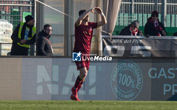 2024-01-13 - Happiness of Luca Pandolfi after scores a goal 1 - 0 during the Italian Serie BKT match between Cittadella vs. Palermo F.C. on 13rd January 2024 at the Pier Cesare Tombolato Stadium in Cittadella (PD), Italy - AS CITTADELLA VS PALERMO FC - ITALIAN SERIE B - SOCCER