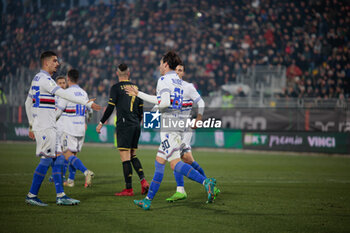 2024-01-14 - Leonardo Benedetti (Sampdoria) scores a goal - VENEZIA FC VS UC SAMPDORIA - ITALIAN SERIE B - SOCCER