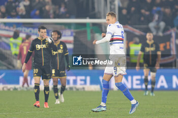 2024-01-14 - Manuel De Luca (Sampdoria) Celebrates after scoring a goal - VENEZIA FC VS UC SAMPDORIA - ITALIAN SERIE B - SOCCER