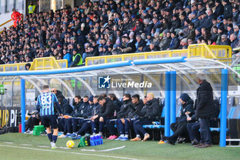 2024-01-20 - Bench of Lecco during the Serie BKT match between Lecco and Pisa at Stadio Mario Rigamonti-Mario Ceppi on January 20, 2024 in Lecco, Italy.
(Photo by Matteo Bonacina/LiveMedia) - LECCO 1912 VS AC PISA - ITALIAN SERIE B - SOCCER