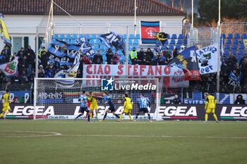 2024-01-20 - Fans of Pisa shows a banner during the Serie BKT match between Lecco and Pisa at Stadio Mario Rigamonti-Mario Ceppi on January 20, 2024 in Lecco, Italy.
(Photo by Matteo Bonacina/LiveMedia) - LECCO 1912 VS AC PISA - ITALIAN SERIE B - SOCCER