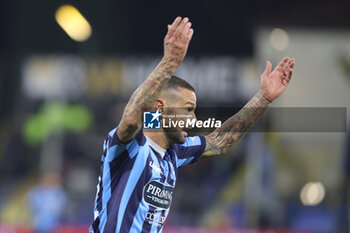 2024-01-20 - Franco Lepore (Lecco) celebrates after scoring a goal during the Serie BKT match between Lecco and Pisa at Stadio Mario Rigamonti-Mario Ceppi on January 20, 2024 in Lecco, Italy.
(Photo by Matteo Bonacina/LiveMedia) - LECCO 1912 VS AC PISA - ITALIAN SERIE B - SOCCER