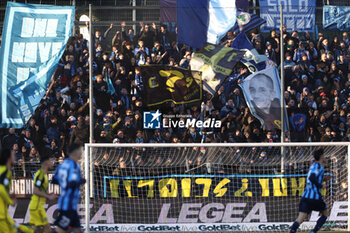 2024-01-20 - Fans of Lecco during the Serie BKT match between Lecco and Pisa at Stadio Mario Rigamonti-Mario Ceppi on January 20, 2024 in Lecco, Italy.
(Photo by Matteo Bonacina/LiveMedia) - LECCO 1912 VS AC PISA - ITALIAN SERIE B - SOCCER