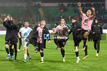 2024-01-20 - Happiness of Palermo F.C. at the end of the Italian Serie BKT match between Palermo F.C. vs Modena F.C. 2018 on 20 January 2024 at the Renzo Barbera stadium in Palermo, Italy - PALERMO FC VS MODENA FC - ITALIAN SERIE B - SOCCER