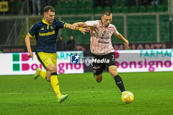 2024-01-20 - Kristoffer Lund (Palermo F.C.) during the Italian Serie BKT match between Palermo F.C. vs Modena F.C. 2018 on 20 January 2024 at the Renzo Barbera stadium in Palermo, Italy - PALERMO FC VS MODENA FC - ITALIAN SERIE B - SOCCER