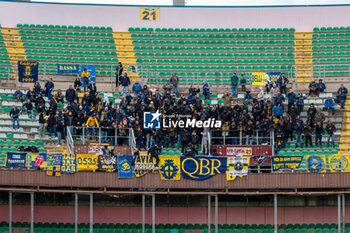 2024-01-20 - Modena F.C. supporters during the Italian Serie BKT match between Palermo F.C. vs Modena F.C. 2018 on 20 January 2024 at the Renzo Barbera stadium in Palermo, Italy - PALERMO FC VS MODENA FC - ITALIAN SERIE B - SOCCER
