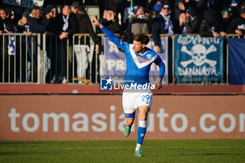 2024-01-20 - Gennaro Borrelli (Brescia Calcio) celebrates his goal - BRESCIA CALCIO VS FC SüDTIROL - ITALIAN SERIE B - SOCCER