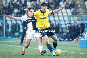 2024-01-27 - Cristian Cauz (Modena) and Adrian Bernab.. (Parma) - MODENA FC VS PARMA CALCIO - ITALIAN SERIE B - SOCCER