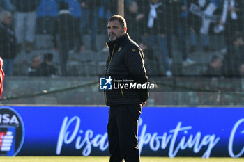 2024-01-27 - Head coach of Spezia Luca D'Angelo - PISA SC VS SPEZIA CALCIO - ITALIAN SERIE B - SOCCER