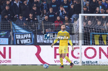 2024-02-03 - Eugenio Lamanna (Lecco) during the Serie BKT match between Lecco and Cremonese at Stadio Mario Rigamonti-Mario Ceppi on February 3, 2024 in Lecco, Italy.
(Photo by Matteo Bonacina/LiveMedia) - LECCO 1912 VS US CREMONESE - ITALIAN SERIE B - SOCCER