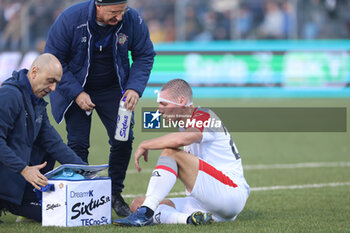 2024-02-03 - Valentin Antov (Cremonese) during the Serie BKT match between Lecco and Cremonese at Stadio Mario Rigamonti-Mario Ceppi on February 3, 2024 in Lecco, Italy.
(Photo by Matteo Bonacina/LiveMedia) - LECCO 1912 VS US CREMONESE - ITALIAN SERIE B - SOCCER