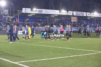 2024-02-03 - Team of Lecco during the Serie BKT match between Lecco and Cremonese at Stadio Mario Rigamonti-Mario Ceppi on February 3, 2024 in Lecco, Italy.
(Photo by Matteo Bonacina/LiveMedia) - LECCO 1912 VS US CREMONESE - ITALIAN SERIE B - SOCCER