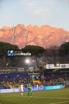 2024-02-03 - Mount Resegone during the Serie BKT match between Lecco and Cremonese at Stadio Mario Rigamonti-Mario Ceppi on February 3, 2024 in Lecco, Italy.
(Photo by Matteo Bonacina/LiveMedia) - LECCO 1912 VS US CREMONESE - ITALIAN SERIE B - SOCCER