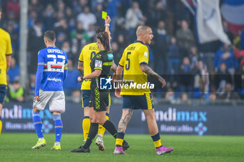 2024-02-03 - The Referee of the match Sara Maria Sole Ferrieri Caputi to Livorno

 Yellow card for Fabio Depaoli (Sampdoria) - UC SAMPDORIA VS MODENA FC - ITALIAN SERIE B - SOCCER