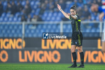 2024-02-03 - The Referee of the match Sara Maria Sole Ferrieri Caputi to Livorno - UC SAMPDORIA VS MODENA FC - ITALIAN SERIE B - SOCCER