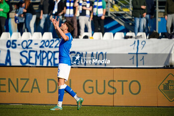 2024-02-03 - Gennaro Borrelli (Brescia Calcio) celebrates his goal - BRESCIA CALCIO VS AS CITTADELLA - ITALIAN SERIE B - SOCCER