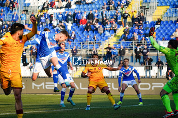 2024-02-03 - Gabriele Moncini (Brescia Calcio) scores the gol - BRESCIA CALCIO VS AS CITTADELLA - ITALIAN SERIE B - SOCCER