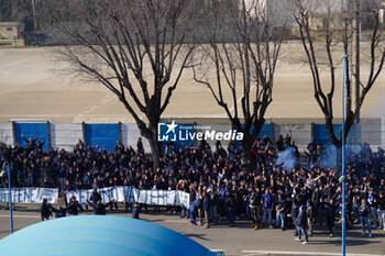 2024-02-03 - Protest of Brescia Calcio supporters towards the president Massimo Cellino - BRESCIA CALCIO VS AS CITTADELLA - ITALIAN SERIE B - SOCCER