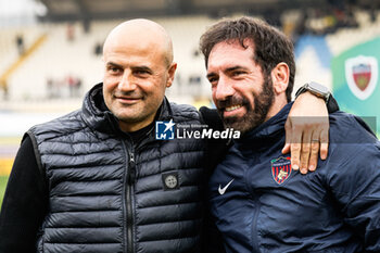 2024-02-10 - Paolo Bianco (Modena) and Fabio Caserta (Cosenza) - MODENA FC VS COSENZA CALCIO - ITALIAN SERIE B - SOCCER