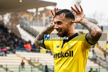2024-02-10 - Ettore Gliozzi (Modena) celebrates after scoring the gol of 1-0 - MODENA FC VS COSENZA CALCIO - ITALIAN SERIE B - SOCCER