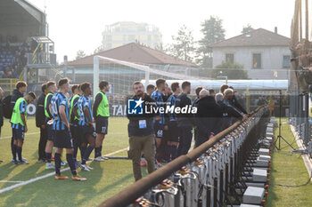 2024-02-17 - Team of Lecco talks with fans during the Serie BKT match between Lecco and Cosenza at Stadio Mario Rigamonti-Mario Ceppi on February 17, 2024 in Lecco, Italy.
(Photo by Matteo Bonacina/LiveMedia) - LECCO 1912 VS COSENZA CALCIO - ITALIAN SERIE B - SOCCER