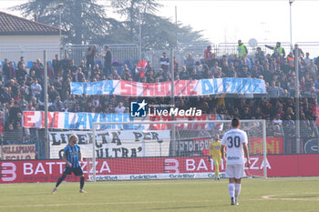 2024-02-17 - The fans of Cosenza with a banner during the Serie BKT match between Lecco and Cosenza at Stadio Mario Rigamonti-Mario Ceppi on February 17, 2024 in Lecco, Italy.
(Photo by Matteo Bonacina/LiveMedia) - LECCO 1912 VS COSENZA CALCIO - ITALIAN SERIE B - SOCCER
