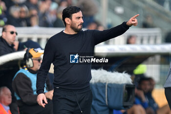 2024-02-17 - Head coach of Pisa Alberto Aquilani - PARMA CALCIO VS AC PISA - ITALIAN SERIE B - SOCCER