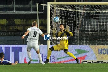 2024-02-24 - Christian Lund Gytkjaer (Venezia) fails an opportunity - PISA SC VS VENEZIA FC - ITALIAN SERIE B - SOCCER