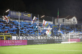 2024-02-27 - Fans of Lecco during the Serie BKT match between Lecco and Como at Stadio Mario Rigamonti-Mario Ceppi on February 27, 2024 in Lecco, Italy.
(Photo by Matteo Bonacina/LiveMedia) - LECCO 1912 VS COMO 1907 - ITALIAN SERIE B - SOCCER
