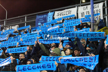 2024-02-27 - Fans of Lecco with a banner during the Serie BKT match between Lecco and Como at Stadio Mario Rigamonti-Mario Ceppi on February 27, 2024 in Lecco, Italy.
(Photo by Matteo Bonacina/LiveMedia) - LECCO 1912 VS COMO 1907 - ITALIAN SERIE B - SOCCER