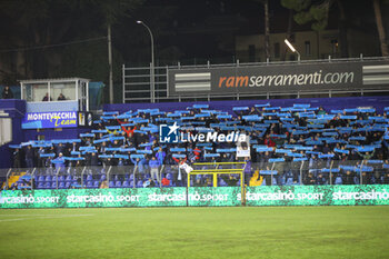 2024-02-27 - Fans of Lecco with “Lecchesi” banner during the Serie BKT match between Lecco and Como at Stadio Mario Rigamonti-Mario Ceppi on February 27, 2024 in Lecco, Italy.
(Photo by Matteo Bonacina/LiveMedia) - LECCO 1912 VS COMO 1907 - ITALIAN SERIE B - SOCCER