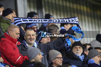 2024-02-27 - Fans of Lecco with a banner during the Serie BKT match between Lecco and Como at Stadio Mario Rigamonti-Mario Ceppi on February 27, 2024 in Lecco, Italy.
(Photo by Matteo Bonacina/LiveMedia) - LECCO 1912 VS COMO 1907 - ITALIAN SERIE B - SOCCER