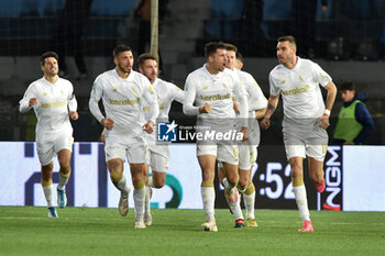 2024-02-28 - Players Modena celebrate - PISA SC VS MODENA FC - ITALIAN SERIE B - SOCCER