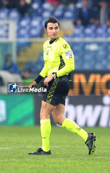 2024-02-27 - Prontera referee during Serie B between U.C Sampdoria vs US Cremonese Calcio at Luigi Ferraris Stadium - UC SAMPDORIA VS US CREMONESE - ITALIAN SERIE B - SOCCER