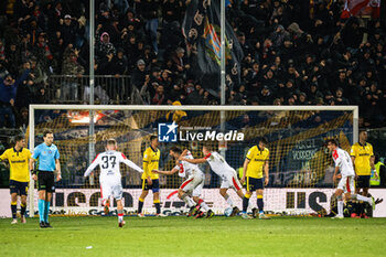 2024-03-02 - Cremonese celebrates after scoring the gol of 0-1 - MODENA FC VS US CREMONESE - ITALIAN SERIE B - SOCCER