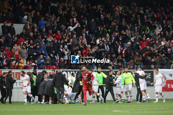 2024-03-02 - Team of Sudtirol celebrates after scoring a goal during the Serie BKT match between Sudtirol and Lecco at Stadio Druso on March 2, 2024 in Bolzano, Italy.
(Photo by Matteo Bonacina/LiveMedia) - FC SüDTIROL VS LECCO 1912 - ITALIAN SERIE B - SOCCER