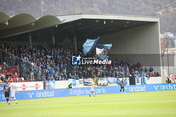 2024-03-02 - Fans of Lecco during the Serie BKT match between Sudtirol and Lecco at Stadio Druso on March 2, 2024 in Bolzano, Italy.
(Photo by Matteo Bonacina/LiveMedia) - FC SüDTIROL VS LECCO 1912 - ITALIAN SERIE B - SOCCER