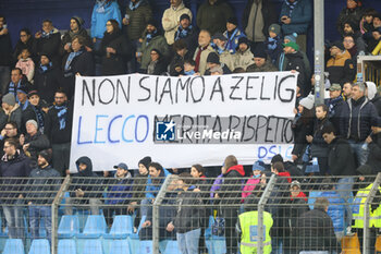 2024-03-10 - Fans of Lecco with a banner during the Serie BKT match between Lecco and Palermo at Stadio Mario Rigamonti-Mario Ceppi on March 10, 2024 in Lecco, Italy.
(Photo by Matteo Bonacina/LiveMedia) - LECCO 1912 VS PALERMO FC - ITALIAN SERIE B - SOCCER