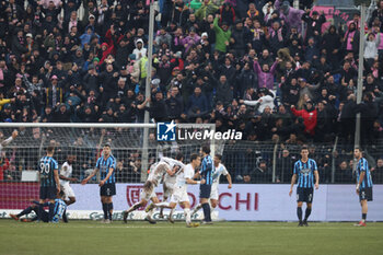 2024-03-10 - Jacopo Segre (Palermo) celebrates after scoring a goal during the Serie BKT match between Lecco and Palermo at Stadio Mario Rigamonti-Mario Ceppi on March 10, 2024 in Lecco, Italy.
(Photo by Matteo Bonacina/LiveMedia) - LECCO 1912 VS PALERMO FC - ITALIAN SERIE B - SOCCER