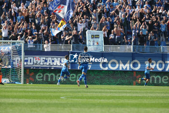 2024-03-16 - 
COMO, ITALY - March 16th: Cas Odenthal (Como 1907) celebrate after goal during the Serie B match between Como 1907 - Pisa - Serie B at Stadio Comunale G. Sinigaglia on March 16th, 2024 in Como, Italy - COMO 1907 VS AC PISA - ITALIAN SERIE B - SOCCER