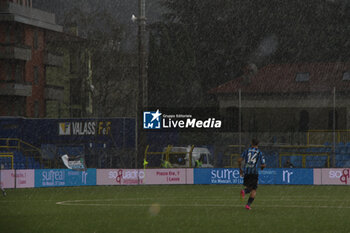 2024-04-01 - Heavy rain during the Serie BKT match between Lecco and Cittadella at Stadio Mario Rigamonti-Mario Ceppi on April 1, 2024 in Lecco, Italy.
(Photo by Matteo Bonacina/LiveMedia) - LECCO 1912 VS AS CITTADELLA - ITALIAN SERIE B - SOCCER