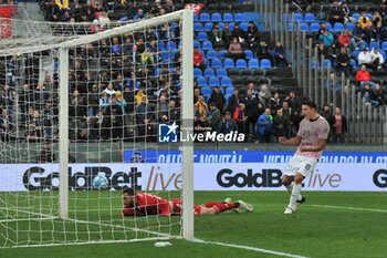 2024-04-01 - Matteo Luigi Brunori (Palermo) scores 0-1 - PISA SC VS PALERMO FC - ITALIAN SERIE B - SOCCER