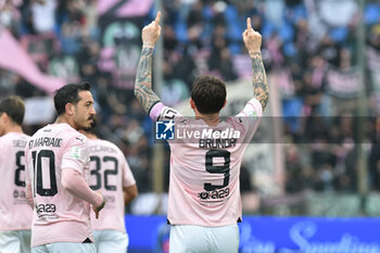 2024-04-01 - Matteo Luigi Brunori (Palermo) celebrates - PISA SC VS PALERMO FC - ITALIAN SERIE B - SOCCER