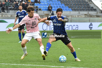 2024-04-01 - Ernesto Torregrossa (Pisa) Jacopo Segre (Palermo) - PISA SC VS PALERMO FC - ITALIAN SERIE B - SOCCER
