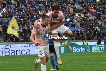 2024-04-01 - Kristoffer Lund Hansen (Palermo) celebrates - PISA SC VS PALERMO FC - ITALIAN SERIE B - SOCCER
