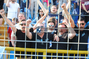 2024-04-13 - Fans of Lecco during the Serie BKT match between Lecco and Reggiana at Stadio Mario Rigamonti-Mario Ceppi on April 13, 2024 in Lecco, Italy.
(Photo by Matteo Bonacina/LiveMedia) - LECCO 1912 VS AC REGGIANA - ITALIAN SERIE B - SOCCER