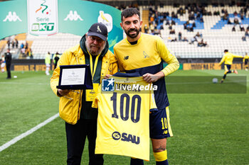 2024-04-27 - Luca Tremolada (Modena) celebrates the 100 appearances - MODENA FC VS FC SüDTIROL - ITALIAN SERIE B - SOCCER