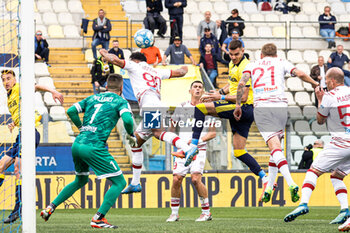 2024-04-27 - Giovanni Zaro (Modena) scores the gol of 1-0 - MODENA FC VS FC SüDTIROL - ITALIAN SERIE B - SOCCER